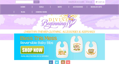 Desktop Screenshot of divinebeginnings.com
